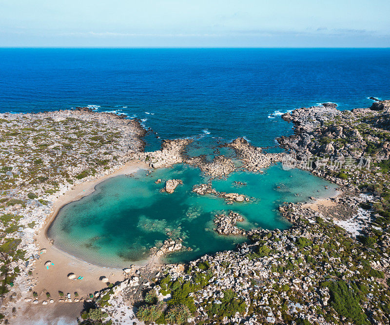 酸Limni Lagoon, Crete